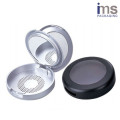 Round Plastic Compact Case with Mirror